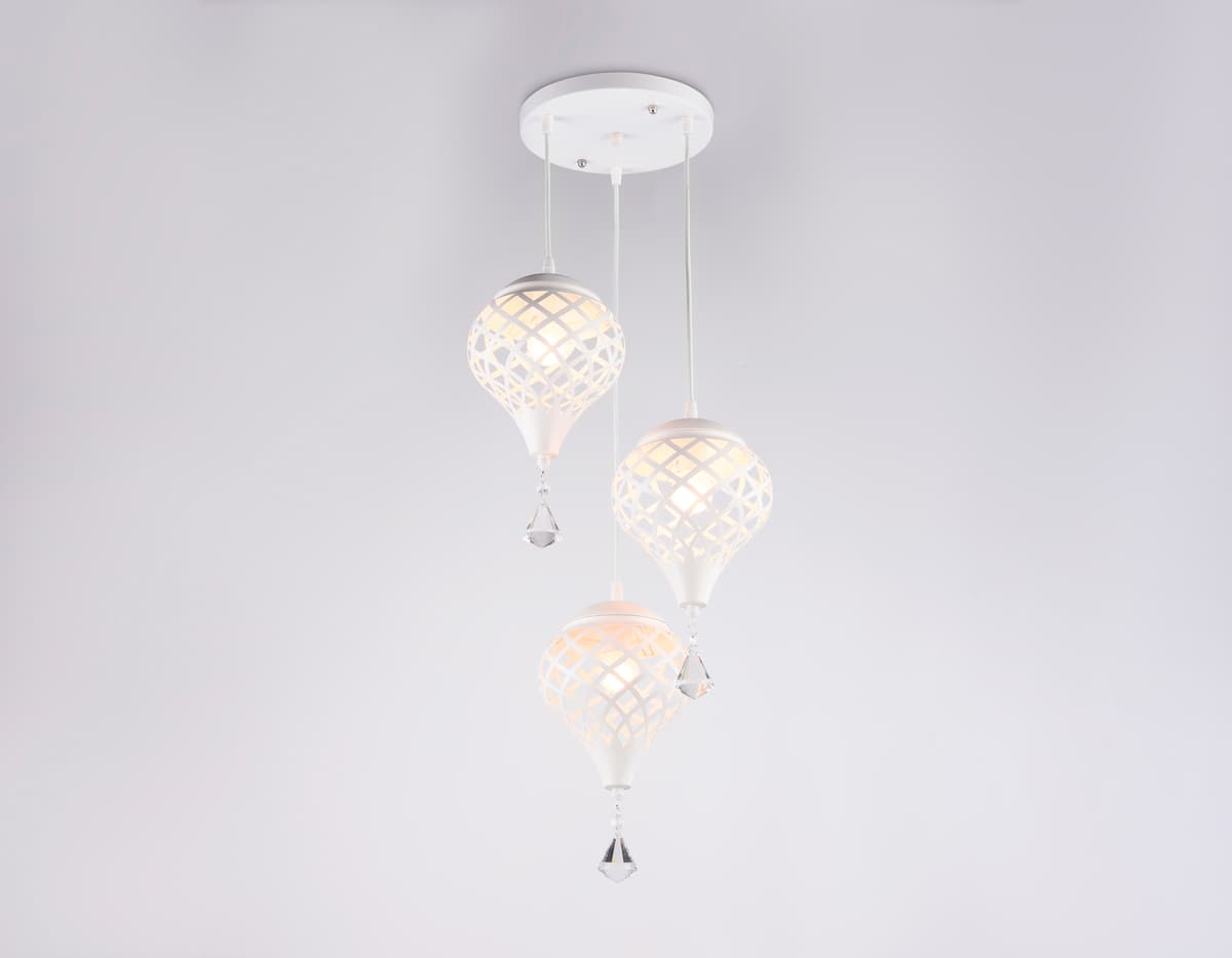 Подвесной светильник TR8443/3 WH белый E27/3 max 40W D350*800 Ambrella Light 11