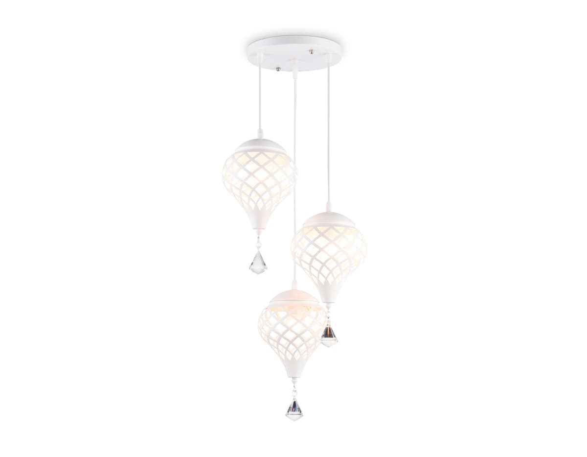 Подвесной светильник TR8443/3 WH белый E27/3 max 40W D350*800 Ambrella Light 7