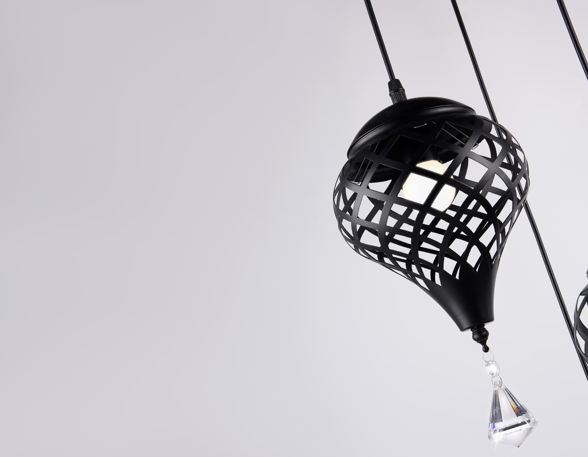 Подвесной светильник TR8444/3 BK черный E27/3 max 40W D350*800 Ambrella Light 8