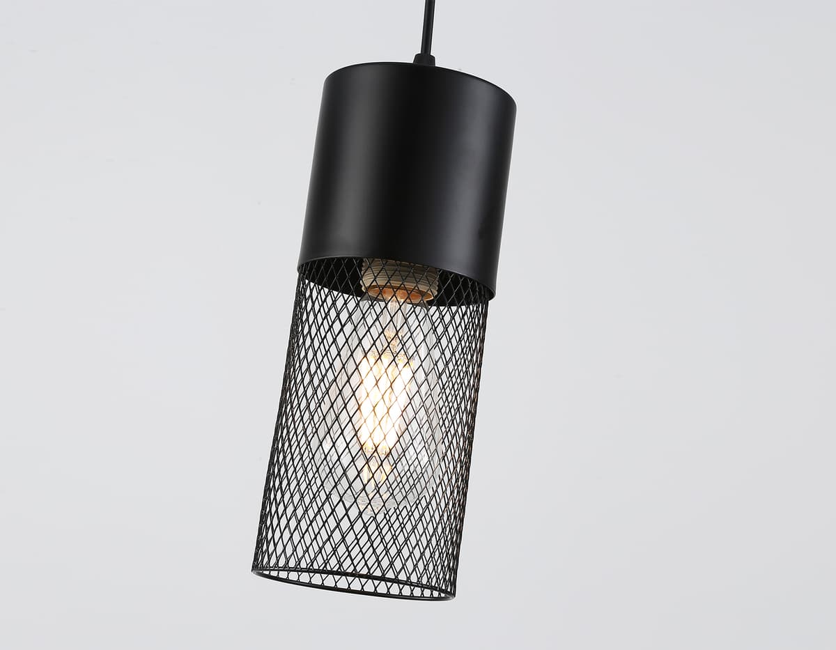 Светильник подвесной TR8500 BK черный E27 max 60W D100*1000 Ambrella Light 10