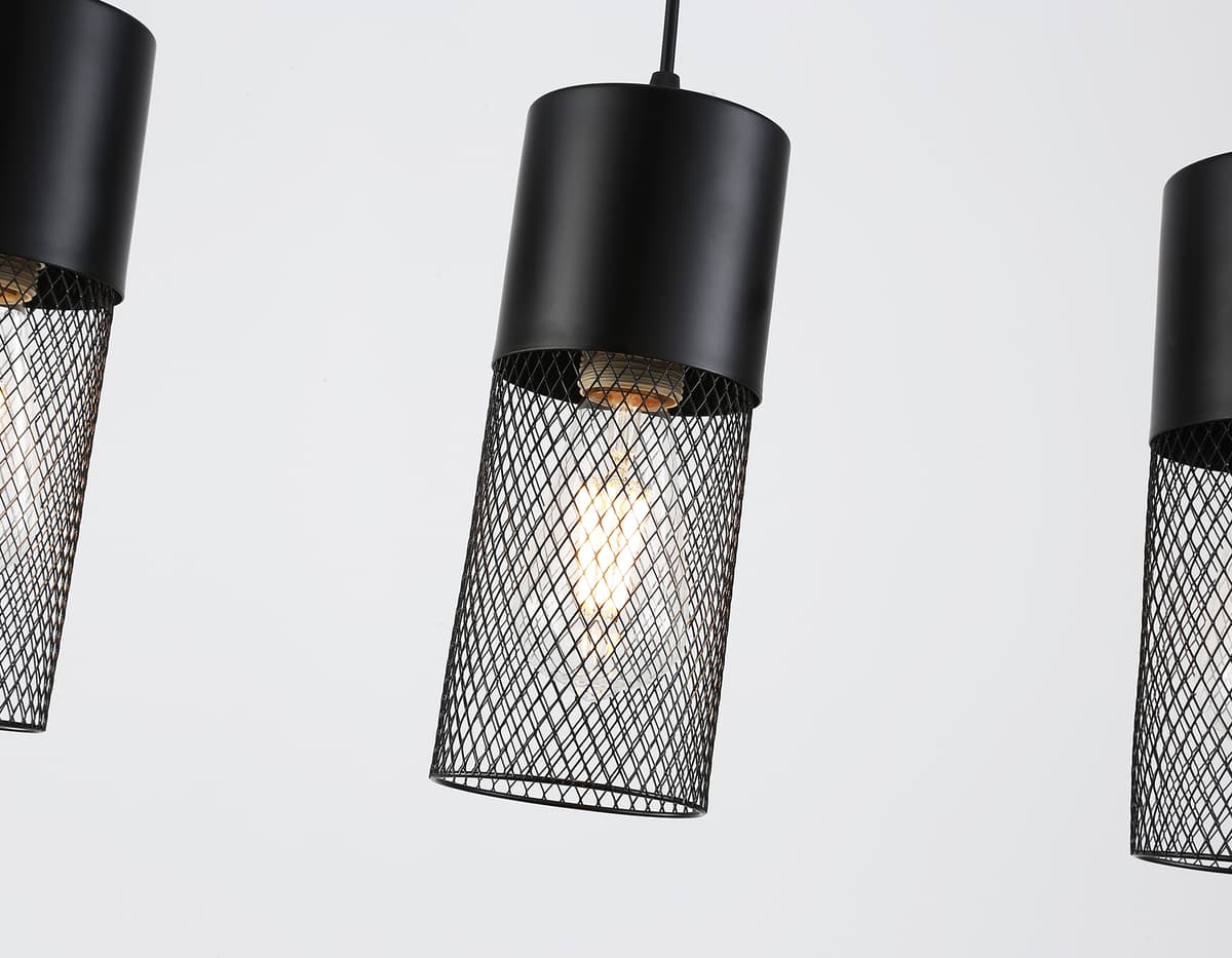 Светильник подвесной TR8501/3 BK черный E27/3 max 60W 550*100*1000 Ambrella Light 10