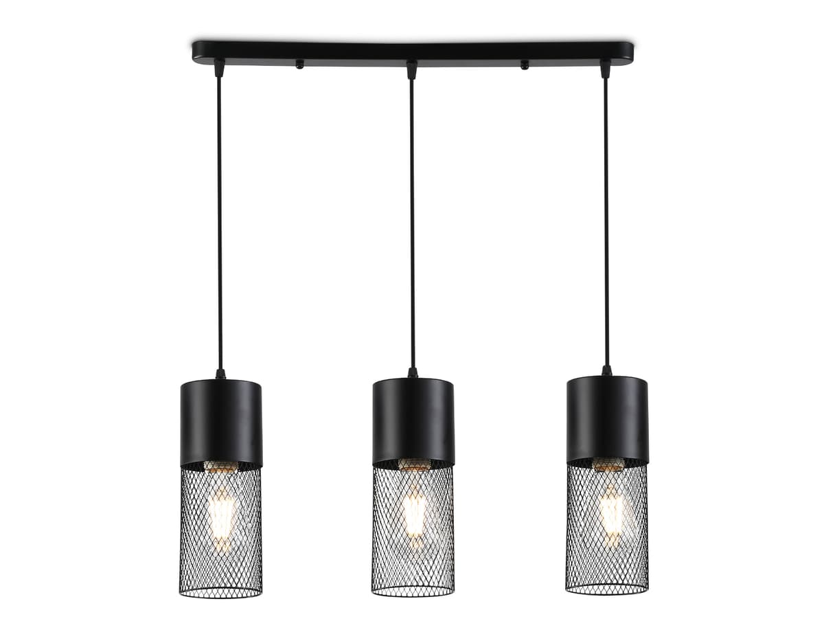 Светильник подвесной TR8501/3 BK черный E27/3 max 60W 550*100*1000 Ambrella Light 7