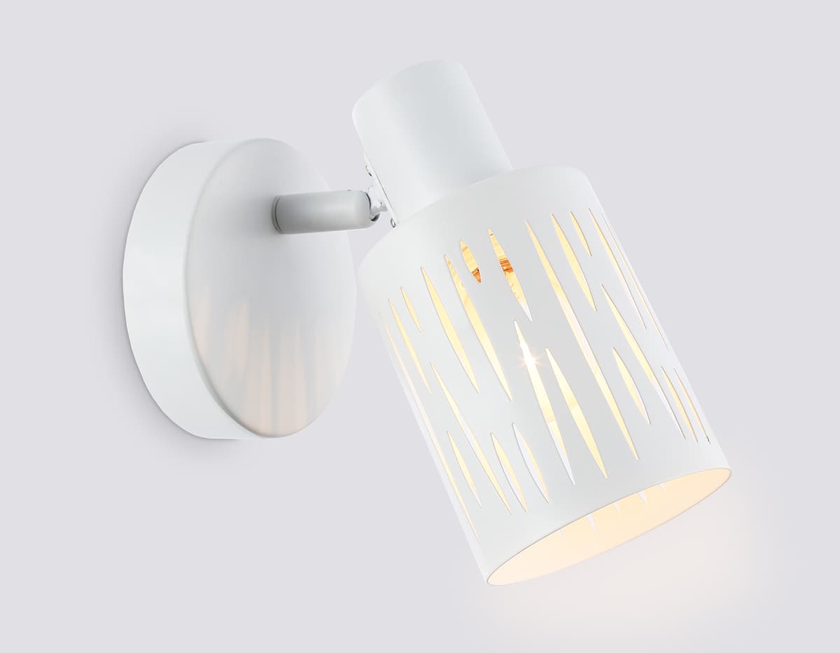 Настенно-потолочный спот в стиле лофт TR8663 WH белый E14 max 60W 180*100*150 Ambrella Light 10