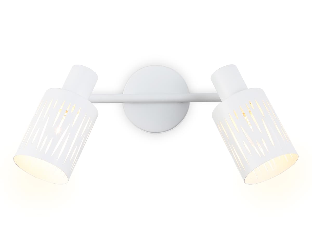 Настенно-потолочный спот в стиле лофт TR8664/2 WH белый E14/2 max 60W 360*100*190 Ambrella Light 7