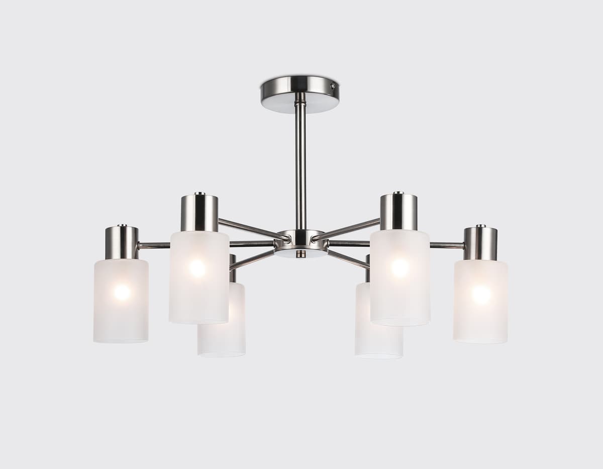 Подвесной светильник TR9572/6 SN сатин E14*6 max 40W 620*620*385 Ambrella Light 11