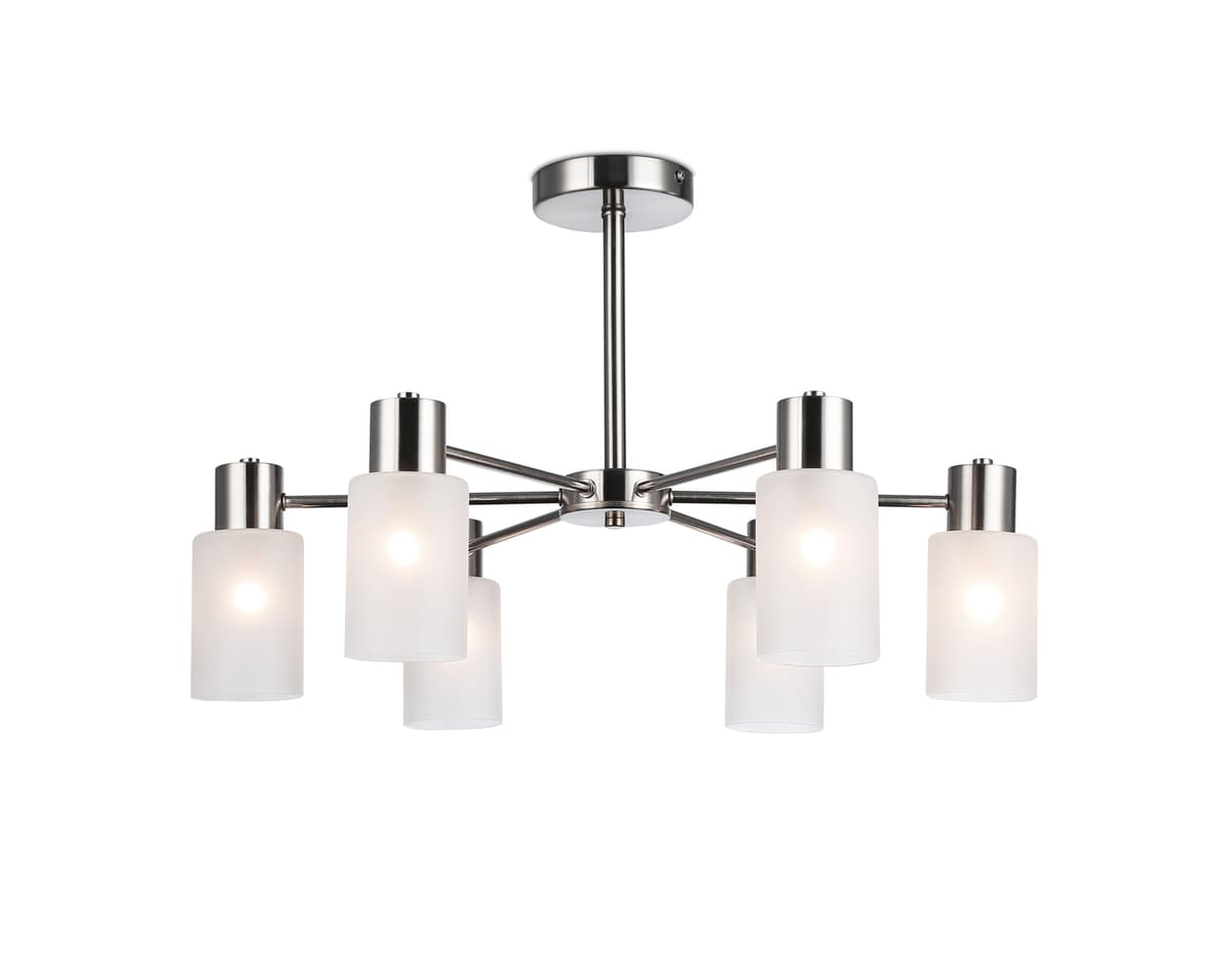 Подвесной светильник TR9572/6 SN сатин E14*6 max 40W 620*620*385 Ambrella Light 8