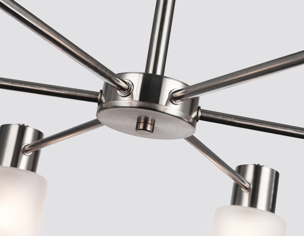Подвесной светильник TR9572/6 SN сатин E14*6 max 40W 620*620*385 Ambrella Light 9