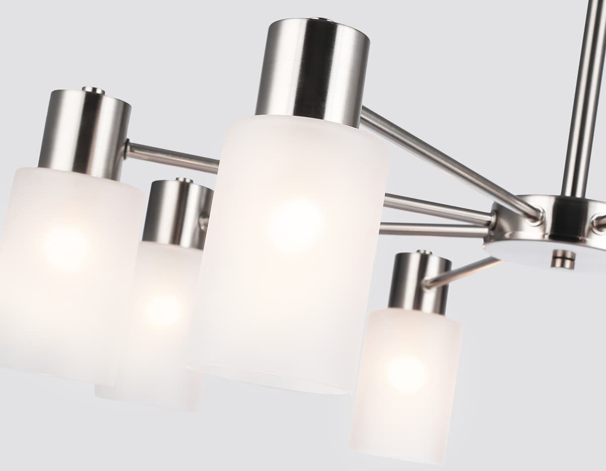Подвесной светильник TR9575/8 SN сатин E14*8 max 40W 720*720*385 Ambrella Light 10