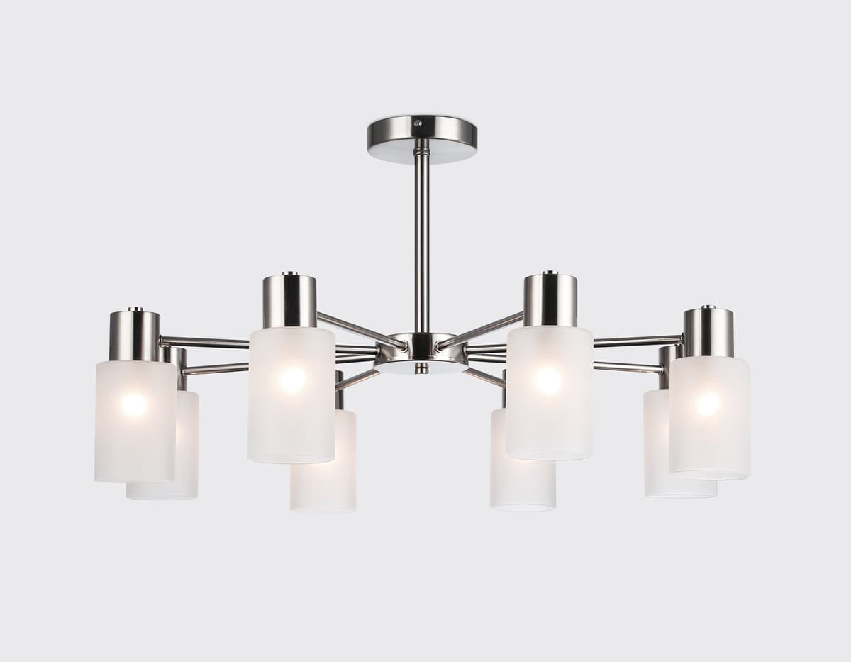 Подвесной светильник TR9575/8 SN сатин E14*8 max 40W 720*720*385 Ambrella Light 11