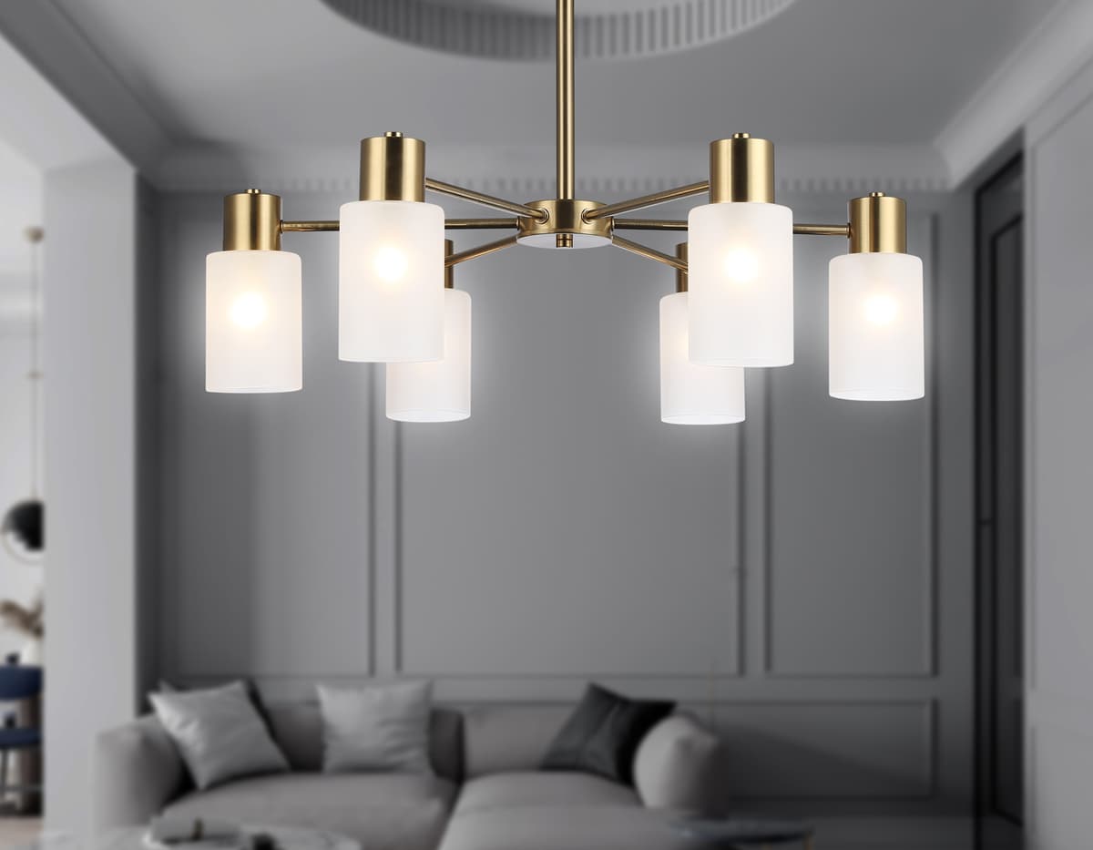 Подвесной светильник TR9581/6 BS латунь E14*6 max 40W 620*620*385 Ambrella Light 13