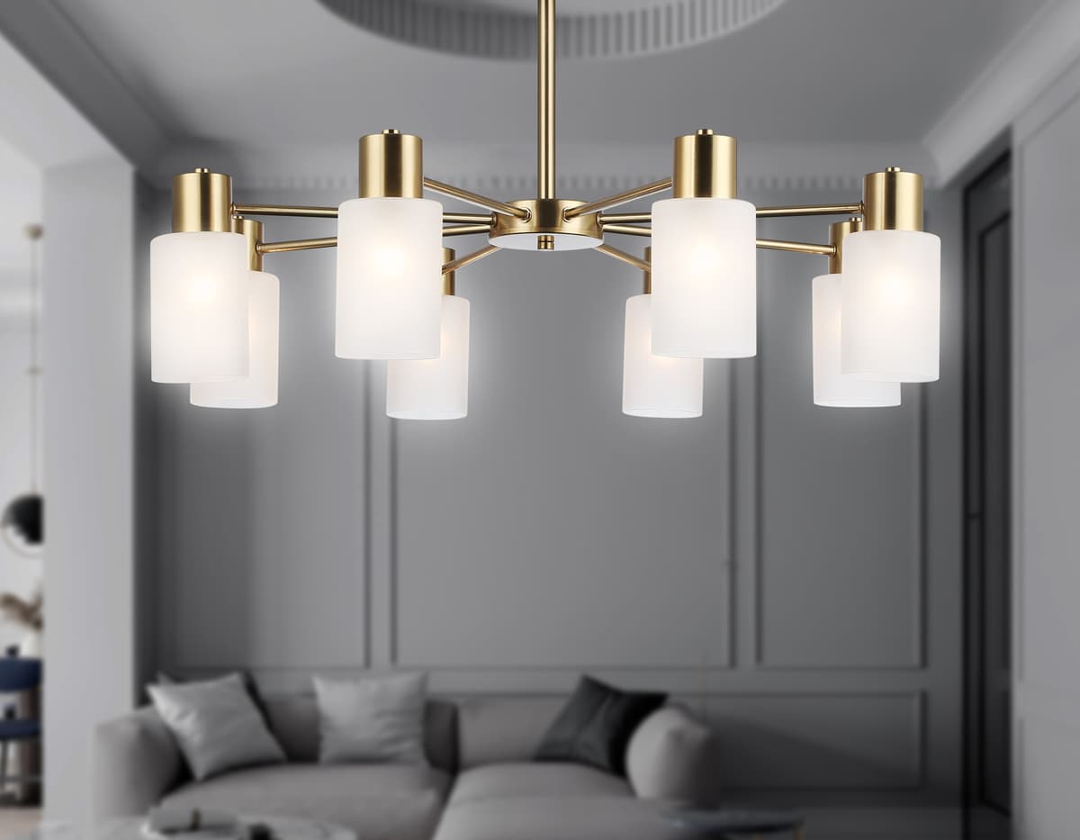 Подвесной светильник TR9584/8 BS латунь E14*8 max 40W 720*720*385 Ambrella Light 13