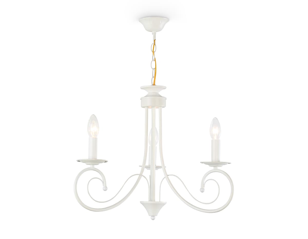Подвесная люстра TR9605/3 WH белый E14/3 max 40W D560*650 Ambrella Light 12