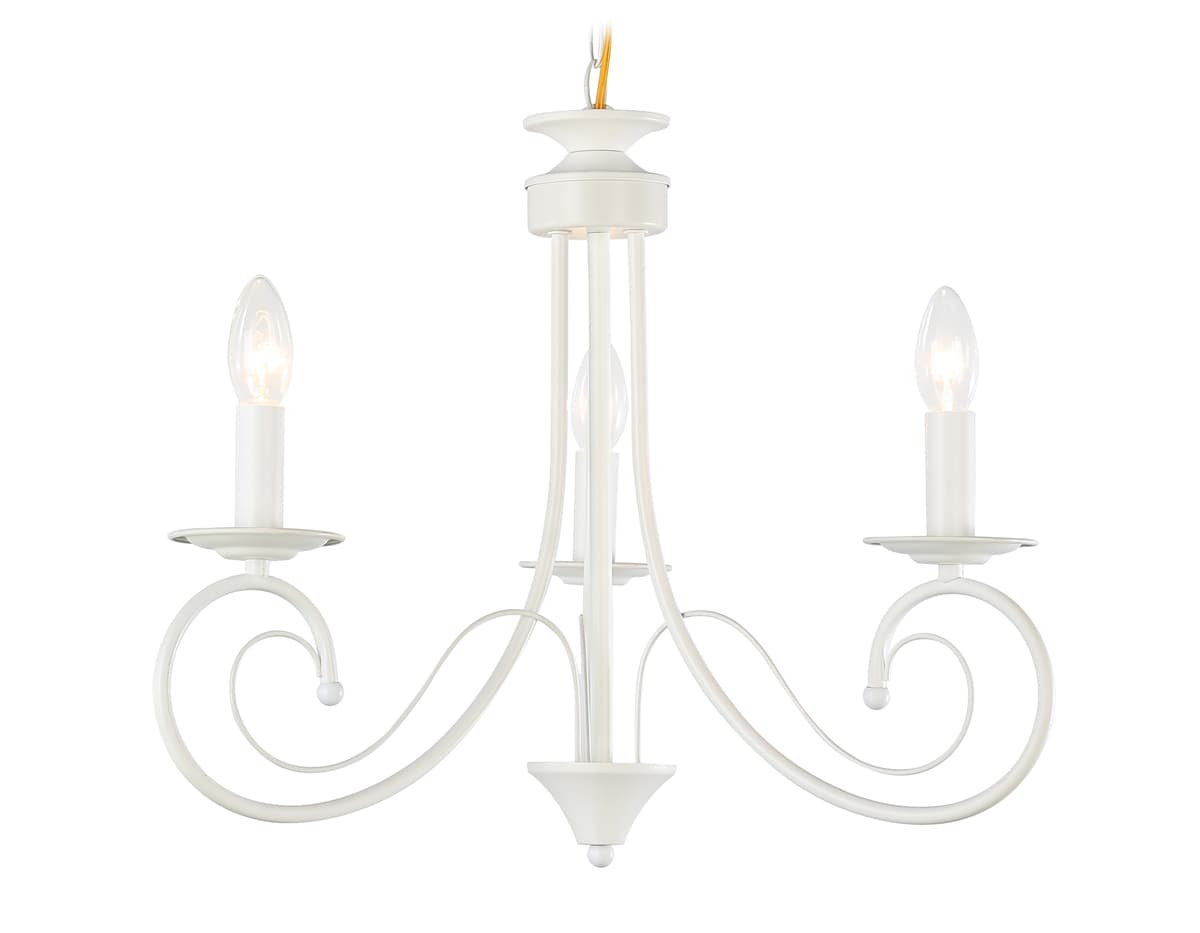 Подвесная люстра TR9605/3 WH белый E14/3 max 40W D560*650 Ambrella Light 9