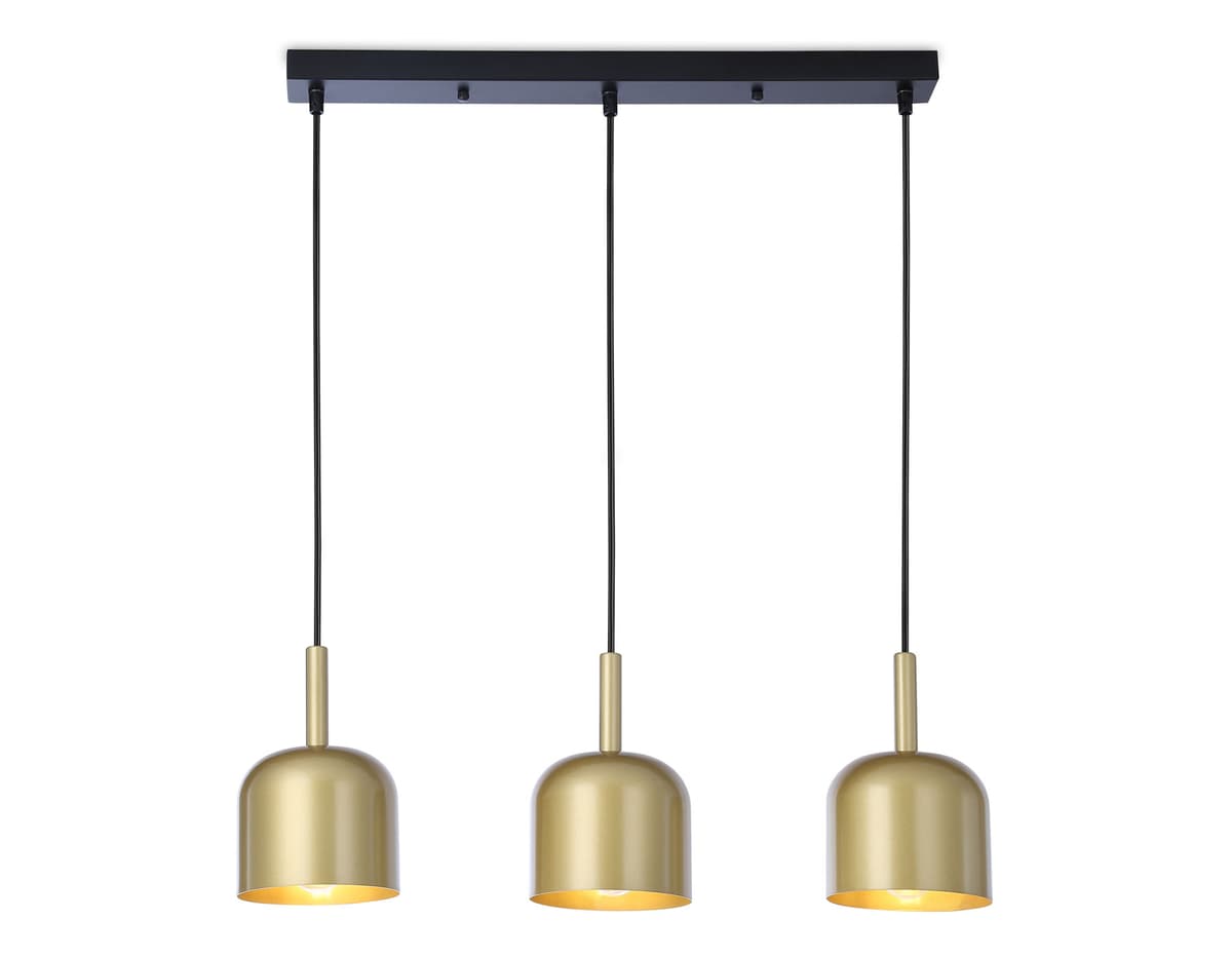 Светильник подвесной TR97118/3 GD/BK золото/черный E27*3 max 40W D130*113*1200 Ambrella Light 5