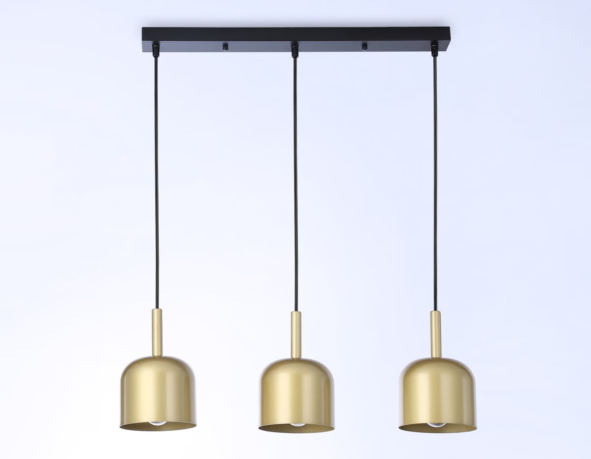 Светильник подвесной TR97118/3 GD/BK золото/черный E27*3 max 40W D130*113*1200 Ambrella Light 7
