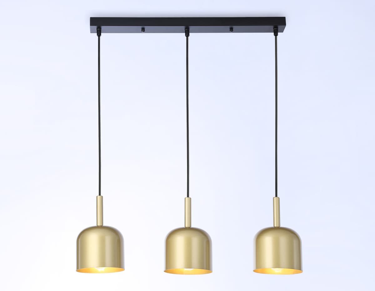Светильник подвесной TR97118/3 GD/BK золото/черный E27*3 max 40W D130*113*1200 Ambrella Light 8