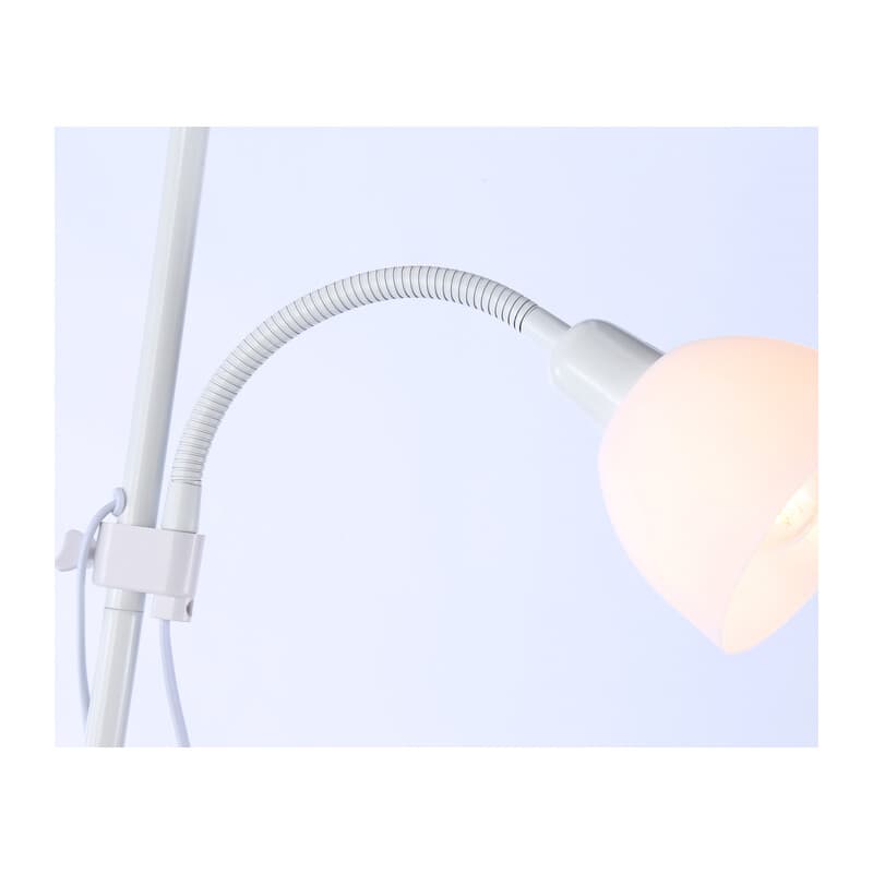 Светильник напольный с выключателем на проводе TR97622/2 WH белый E27+E14 max 40W D245/100*1770 Ambrella Light 7