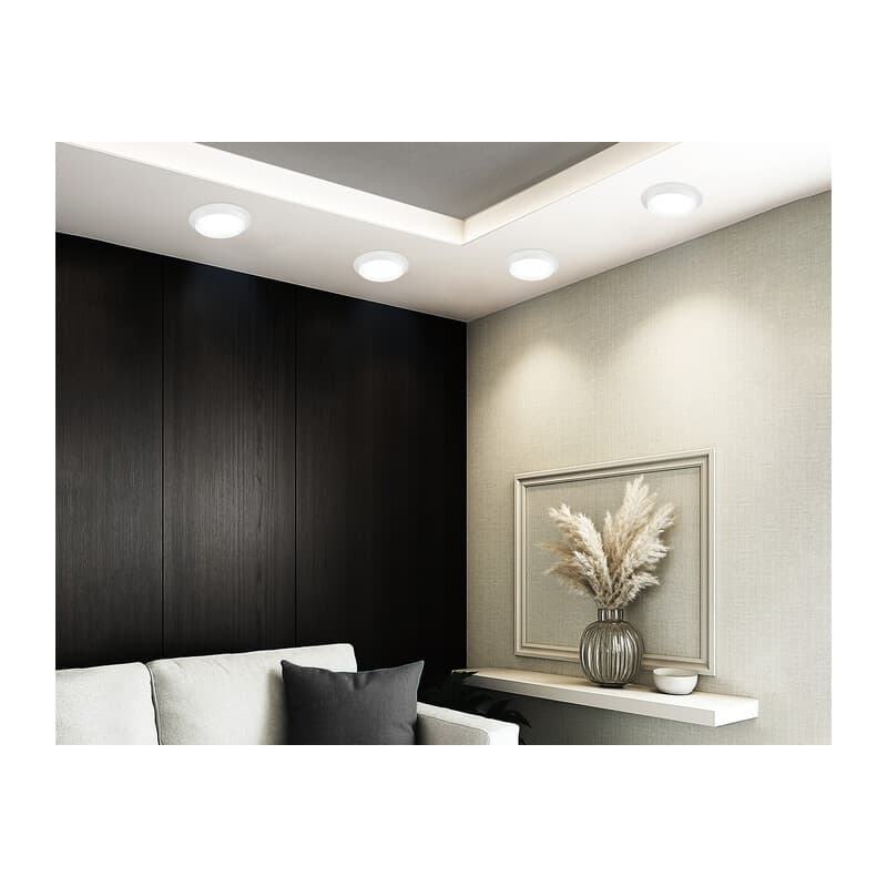 Светильник встраиваемый со сменной лампой GX70 TU5011 WH белый IP20 GX70 D150*45 Ambrella Light 13