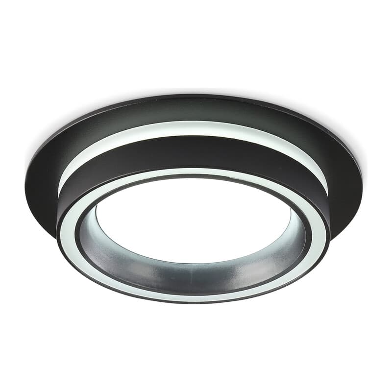 Светильник встраиваемый со сменной лампой GX70 TU5210 BK черный IP20 GX70 D150*52 Ambrella Light 8
