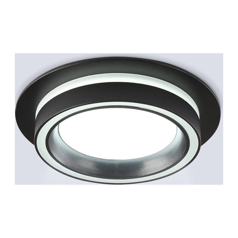 Светильник встраиваемый со сменной лампой GX70 TU5210 BK черный IP20 GX70 D150*52 Ambrella Light 9