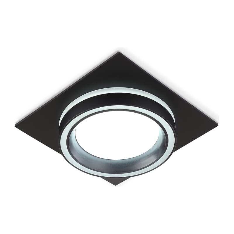 Светильник встраиваемый со сменной лампой GX70 TU5230 BK черный IP20 GX70 D150*150*52 Ambrella Light 8