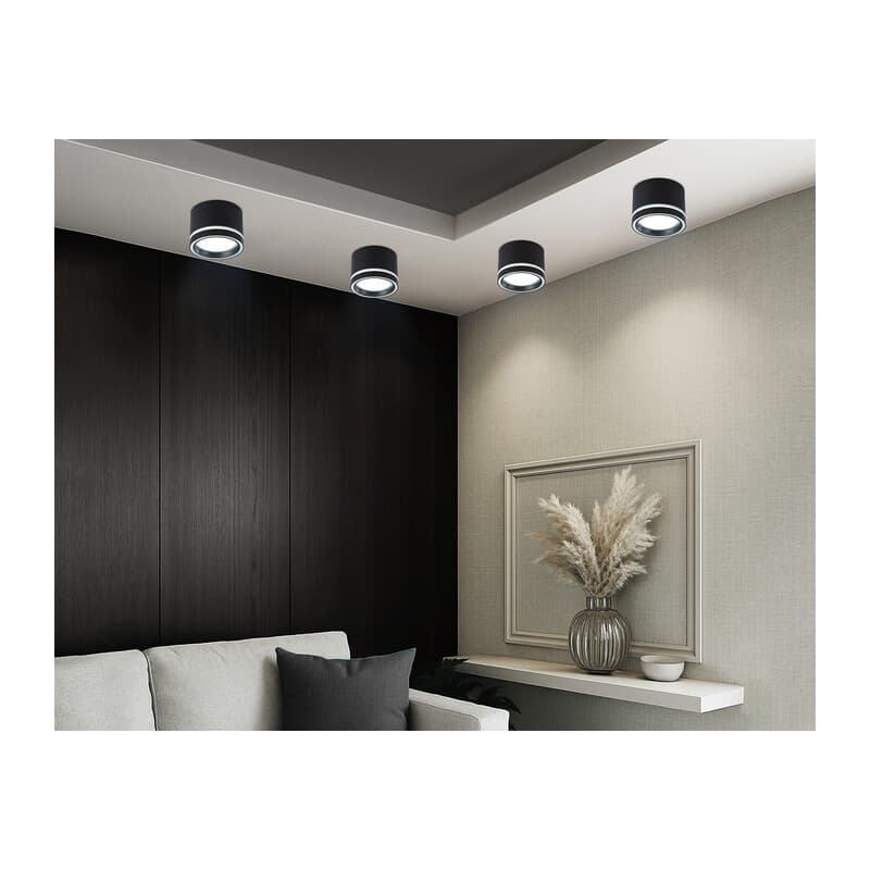 Накладной точечный светильник GX70 TU5531 BK черный IP20 GX70 D120*87 Ambrella Light 13