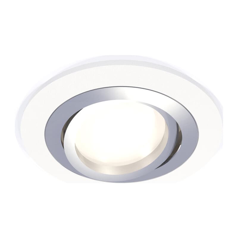 Комплект встраиваемого поворотного светильника XC7621082 SWH/PSL белый песок/серебро полированное MR16 GU5.3 (C7621, N7003) Ambrella Light 2
