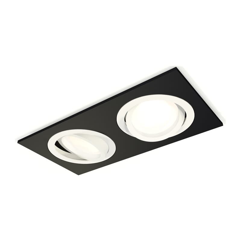 Комплект встраиваемого поворотного светильника XC7636080 SBK/SWH черный песок/белый песок MR16 GU5.3 (C7636, N7001) Ambrella Light 3