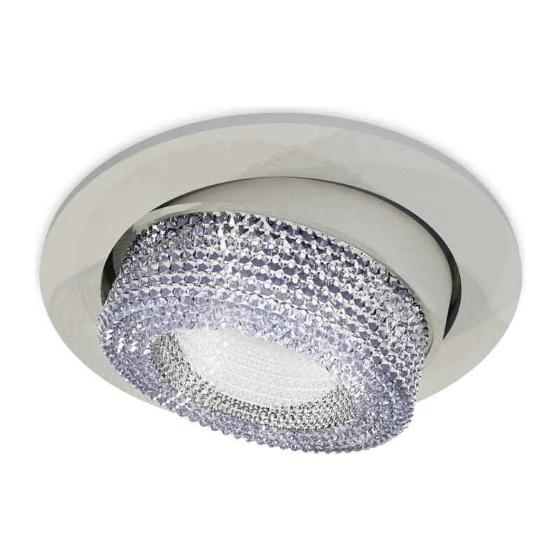 Комплект встраиваемого поворотного светильника XC7653060 SGR/CL серый песок/прозрачный MR16 GU5.3 (C7653, N7191) Ambrella Light 3