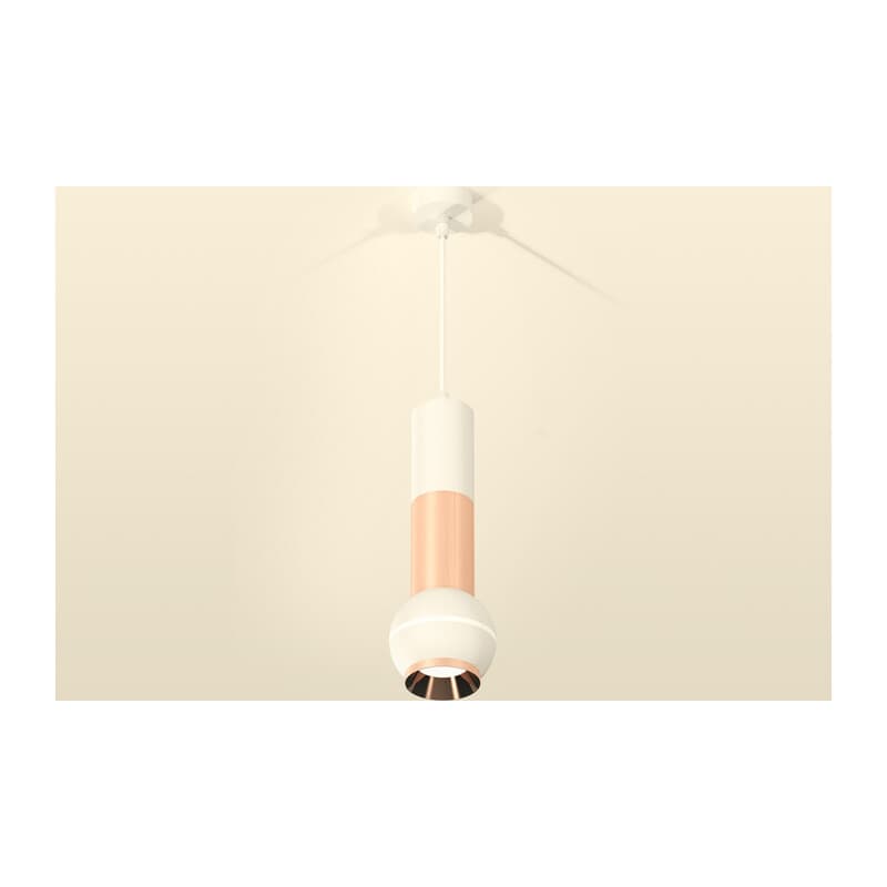 Комплект подвесного светильника с дополнительной подсветкой XP1101040 SWH/PPG белый песок/золото розовое полированное MR16 GU5.3 LED 3W 4200K Ambrella Light 3