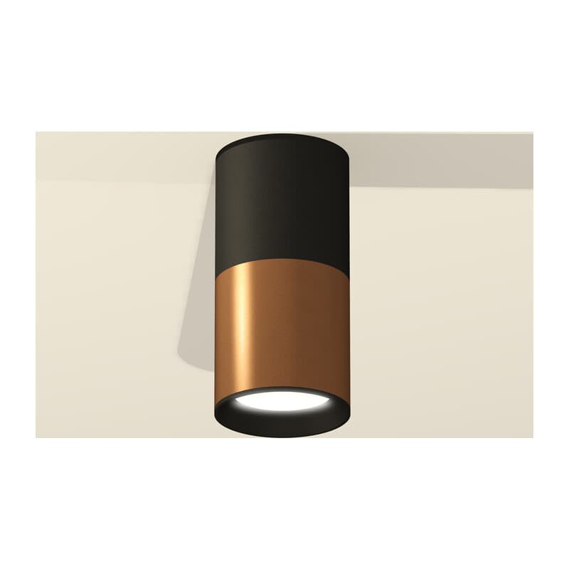 Комплект накладного светильника XS6304070 SCF/SBK кофе песок/черный песок MR16 GU5.3 (C6304, C6302, A2010, N6102) Ambrella Light 3