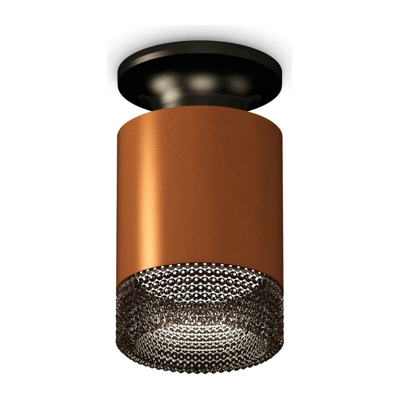 Комплект накладного светильника с композитным хрусталем XS6304112 SCF/PBK/BK кофе песок/черный полированный/тонированный MR16 GU5.3 (N6902, C6304, N6151) Ambrella Light 2