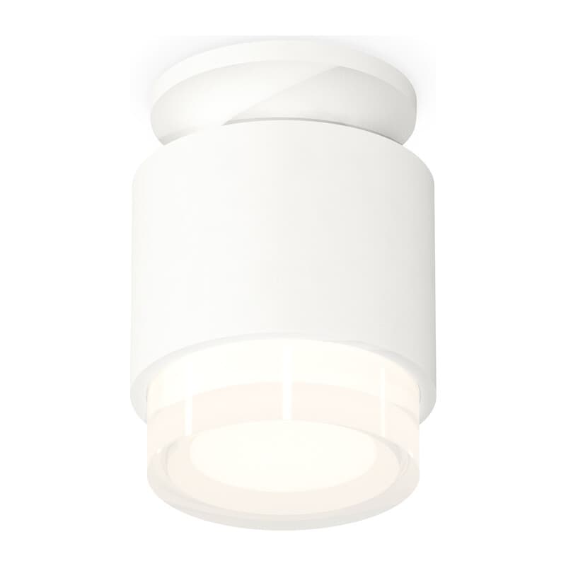 Комплект накладного светильника с акрилом XS7510045 SWH/FR/CL белый песок/белый матовый/прозрачный MR16 GU5.3 (N7925, C7510, N7160) Ambrella Light 4