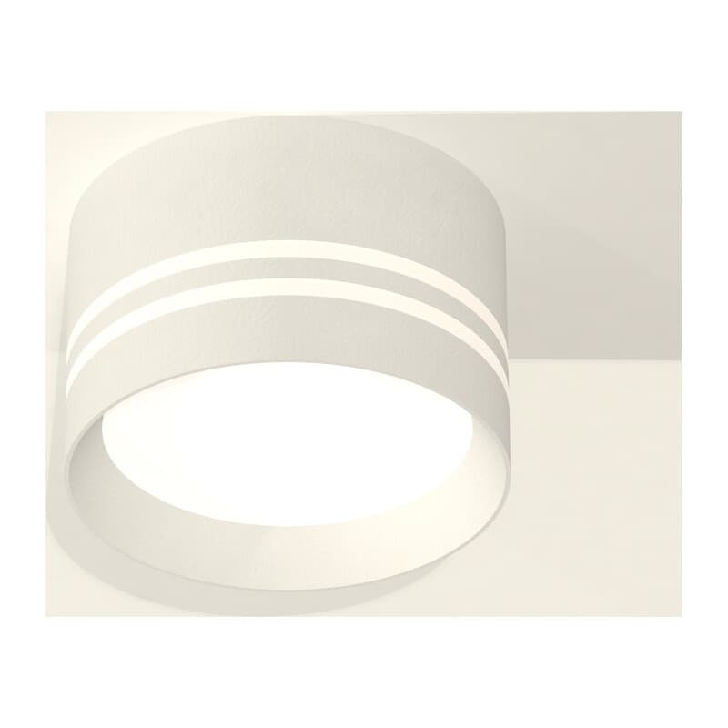 Комплект накладного светильника с акрилом XS8101021 SWH/FR белый песок/белый матовый GX53 (C8101, N8477) Ambrella Light 3