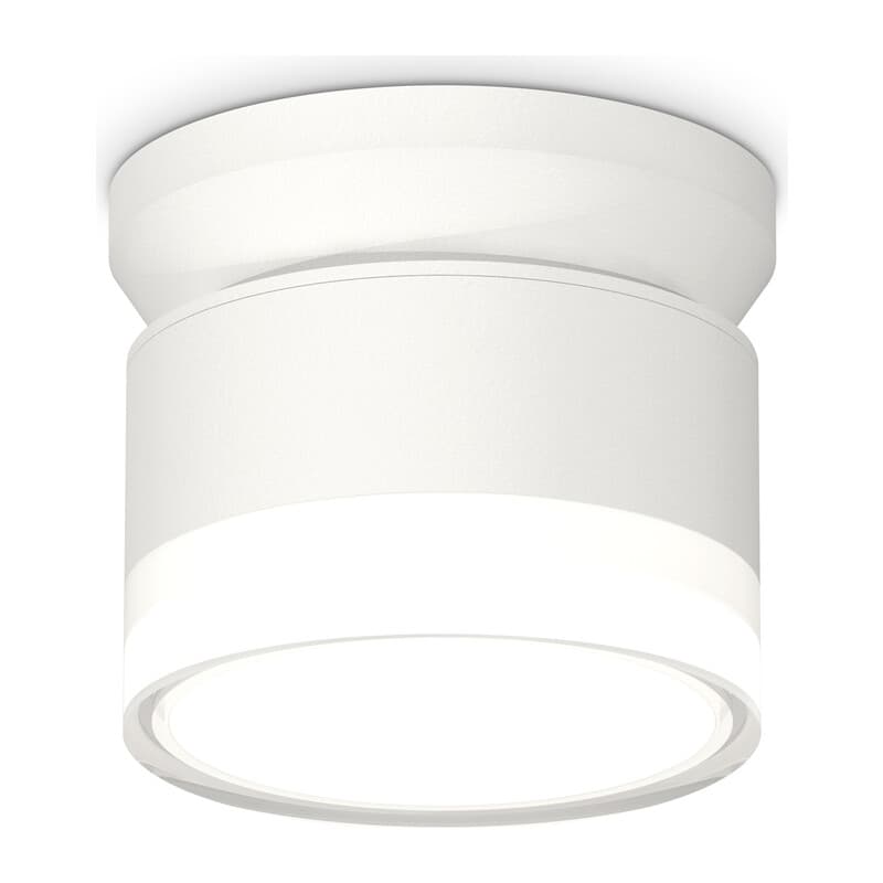 Комплект накладного светильника с акрилом XS8101047 SWH/FR/CL белый песок/белый матовый/прозрачный GX53 (N8901, C8101, N8399) Ambrella Light 2