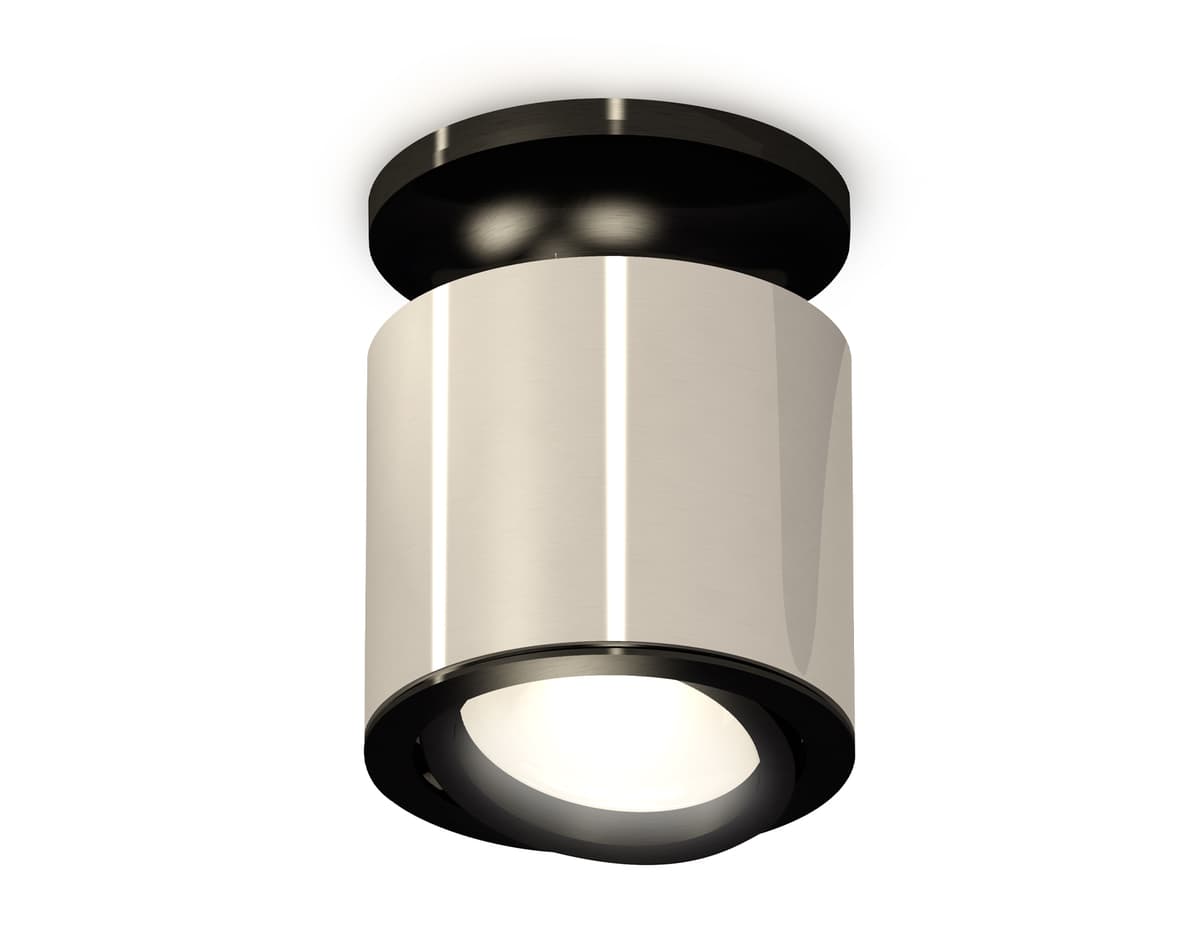 XS7405020 PSL/PBK серебро полированное/черный полированный MR16 GU5.3 (N7926, C7405, N7002)