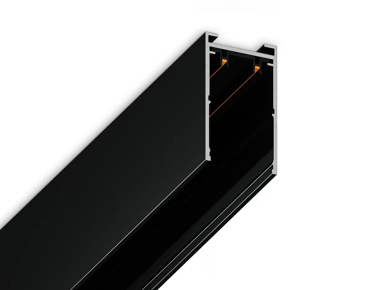 Шинопровод накладной Magnetic 25мм 220V GL1004 BK черный IP20 220V 2000*30.6*56 Ambrella Light