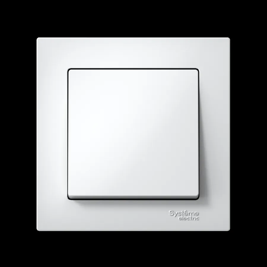 ATLASDESIGN 1-клавишный ВЫКЛЮЧАТЕЛЬ, сх.1, 10АХ, в сборе, БЕЛЫЙ 2