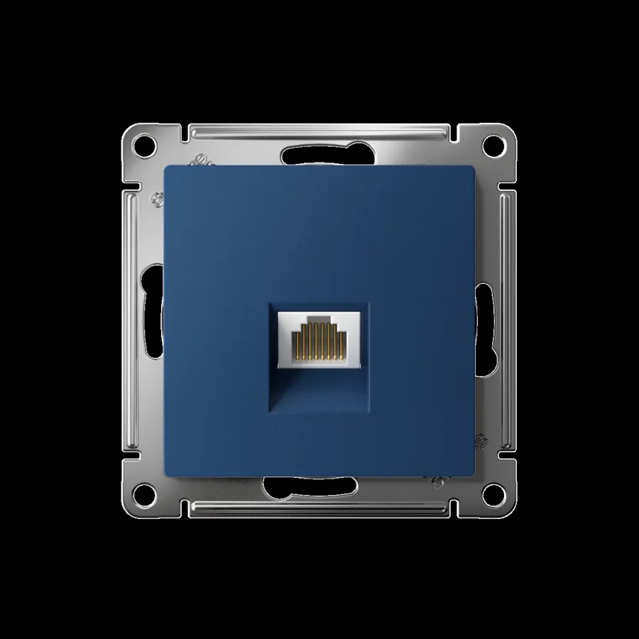 AtlasDesign РОЗЕТКА компьютерная RJ45 кат. 6A, механизм, АКВАМАРИН 2