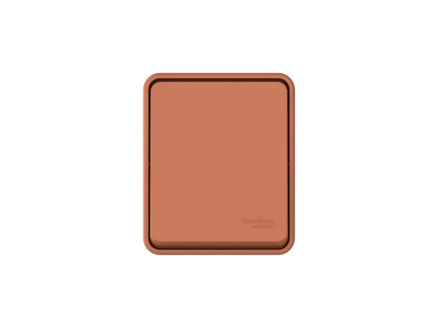 ATLASDESIGN PROFI IP54 О/У 1-клавишный ВЫКЛЮЧАТЕЛЬ КНОПОЧНЫЙ, сх.1, 10А, ТЕРРАКОТОВЫЙ 2