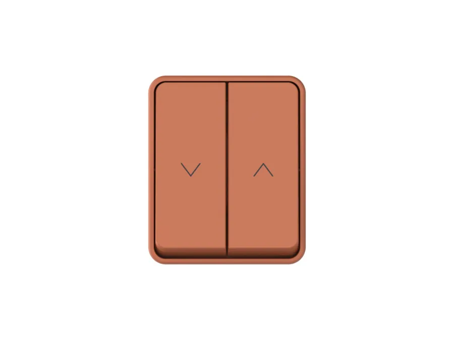 ATLASDESIGN PROFI IP54 О/У 2-клавишный ВЫКЛЮЧАТЕЛЬ ДЛЯ ЖАЛЮЗИ, сх.4, 10А, ТЕРРАКОТОВЫЙ 2