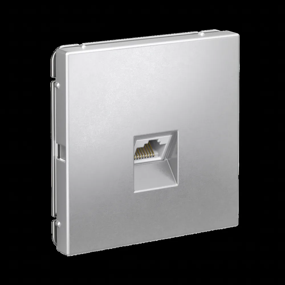 ArtGallery РОЗЕТКА компьютерная RJ45, кат. 6A, механизм, АЛЮМИНИЙ 2