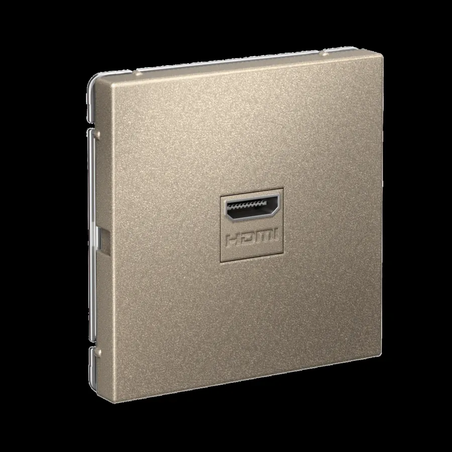 ArtGallery РОЗЕТКА HDMI, механизм, ШАМПАНЬ 2