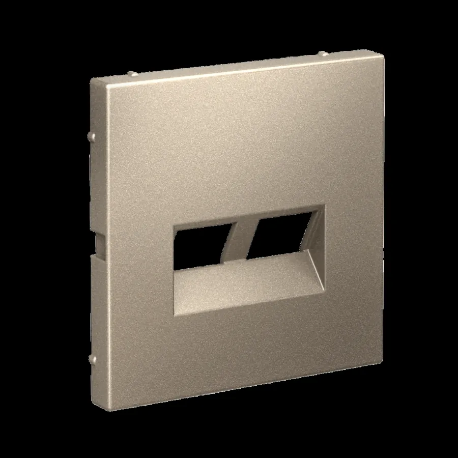 ArtGallery НАКЛАДКА ДВОЙНАЯ для информационных функций типа Keystone, ШАМПАНЬ 2