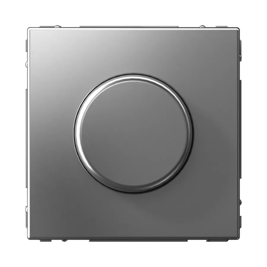ArtGallery СВЕТОРЕГУЛЯТОР (диммер) повор-нажим, LED, RC, 400Вт, механизм, СТАЛЬ