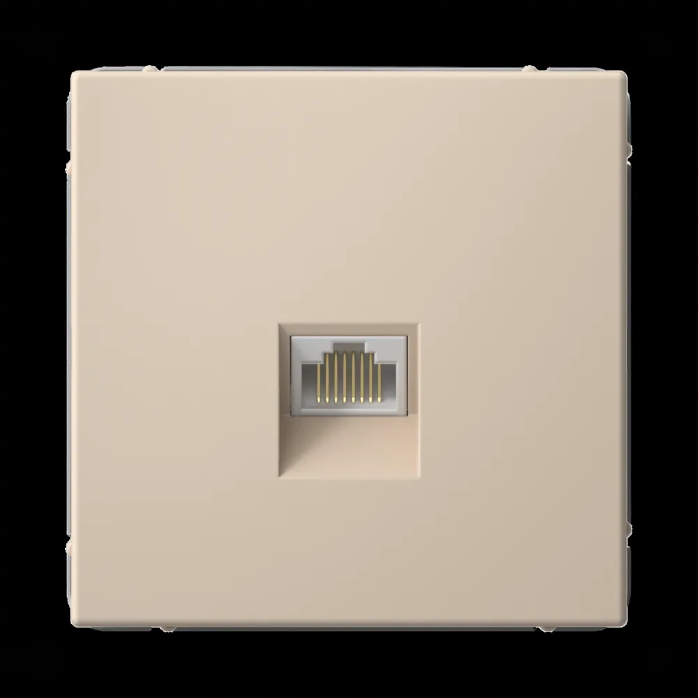 ArtGallery РОЗЕТКА компьютерная RJ45, кат. 6A, механизм, ПЕСОЧНЫЙ