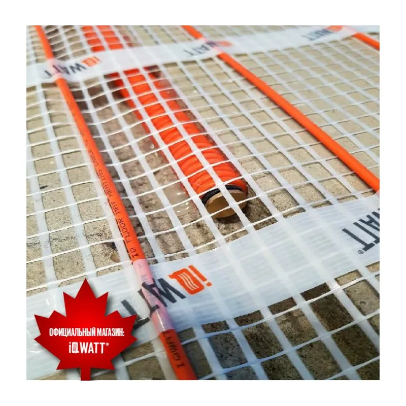 Тонкий самоклеящийся греющий мат IQ FLOOR MAT 150 Вт/м.кв - 6,0м² 2