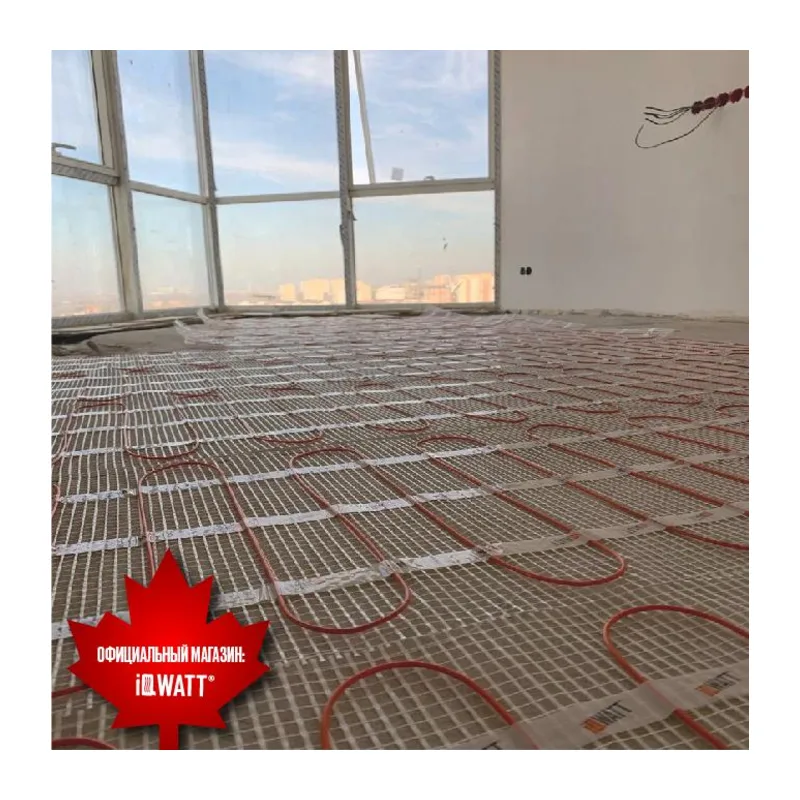 Тонкий самоклеящийся греющий мат IQ FLOOR MAT 150 Вт/м.кв - 7,0м² 3