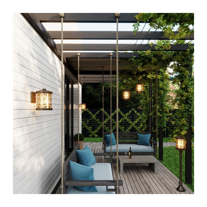 2286/1 NATURE ODL12 000 патина коричневый Уличный светильник-подвес IP44 E27 100W 220V LAGRA 4