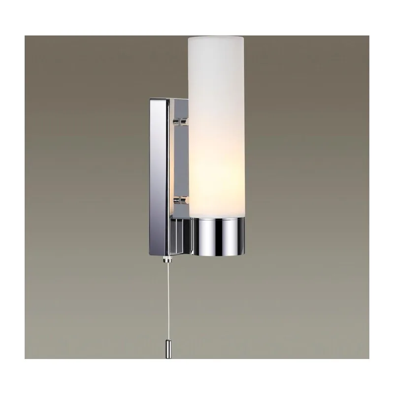 2660/1W DROPS ODL14 509 хром/белый Настенный светильник с выкл IP44 E27 40W 220V TINGO
